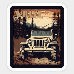 Willys jeep stickers deals